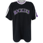Starter - Colorado Rockies Big Logo Embroidered T-Shirt 1990s Large Vintage Retro Baseball