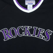 Starter - Colorado Rockies Big Logo Embroidered T-Shirt 1990s Large Vintage Retro Baseball