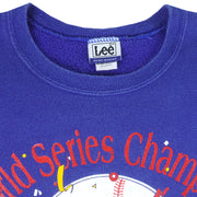 MLB (Lee) - Minnesota Twins World Champions Series Sweatshirt 1991 Large Vintage Retro Baseball