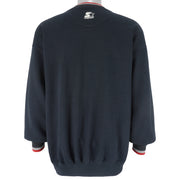 Starter - Chicago Blackhawks Crew Neck Sweatshirt 1990s Large Vintage Retro Hockey