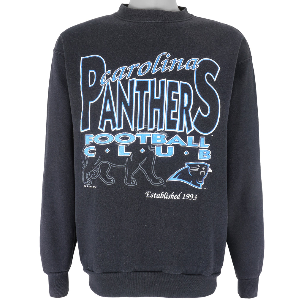 NFL (Salem) - Carolina Panthers Football Club Crew Neck Sweatshirt 1993 Large Vintage Retro Football