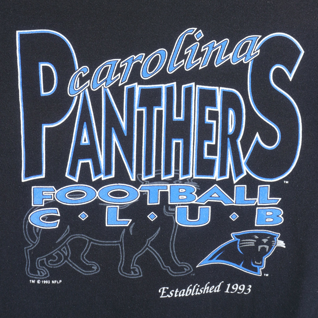 NFL (Salem) - Carolina Panthers Football Club Crew Neck Sweatshirt 1993 Large Vintage Retro Football