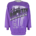 MLB (America's Sport Team) - Colorado Rockies Crew Neck Sweatshirt 1994 X-Large Vintage Retro Baseball