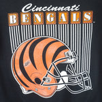 NFL (team Rated) - Cincinnati Bengals Helmet Crew Neck Sweatshirt 1990s Large Vintage Retro Football