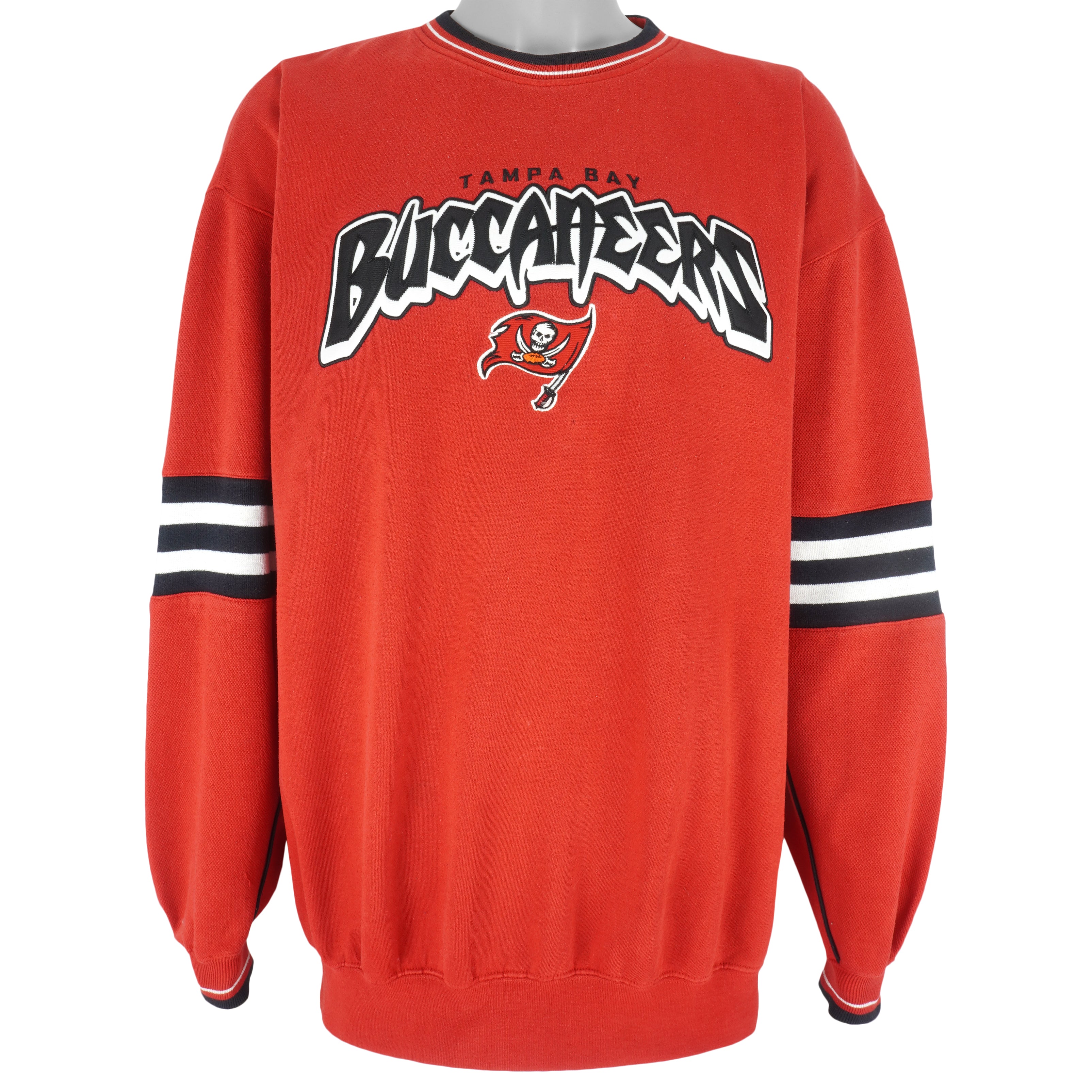 NFL - Tampa Bay Buccaneers Crew Neck Sweatshirt 1990s X-Large Vintage Retro Football