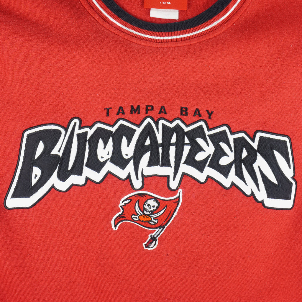 NFL - Tampa Bay Buccaneers Crew Neck Sweatshirt 1990s X-Large Vintage Retro Football