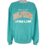 Champions - Miami Dolphins Embroidered Sweatshirt 1990s XX-Large