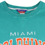 Champions - Miami Dolphins Embroidered Sweatshirt 1990s XX-Large