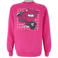 Vintage (Jerzees) - Bear & Bowling Crew Neck Sweatshirt 1990s Large Vintage Retro