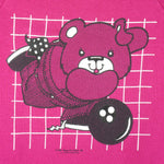 Vintage (Jerzees) - Bear & Bowling Crew Neck Sweatshirt 1990s Large Vintage Retro