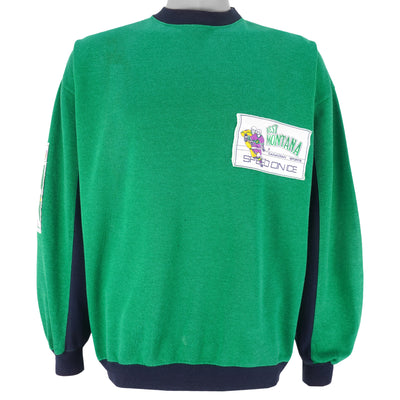 Vintage - Best Montana Challenge Speed On Ice Hockey Sweatshirt 1990s Large
