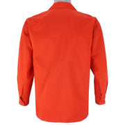 Vintage - Orange Zip-Up Jacket 1990s Medium Vintage Retro