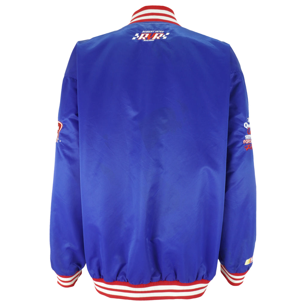 NASCAR (Chase) - Blue Quality Care Ford Racing Jacket 1990s X-Large Vintage Retro