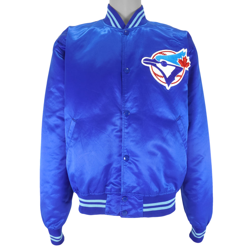 Starter - Toronto Blue Jays Diamond Collection Satin Jacket 1990s X-Large