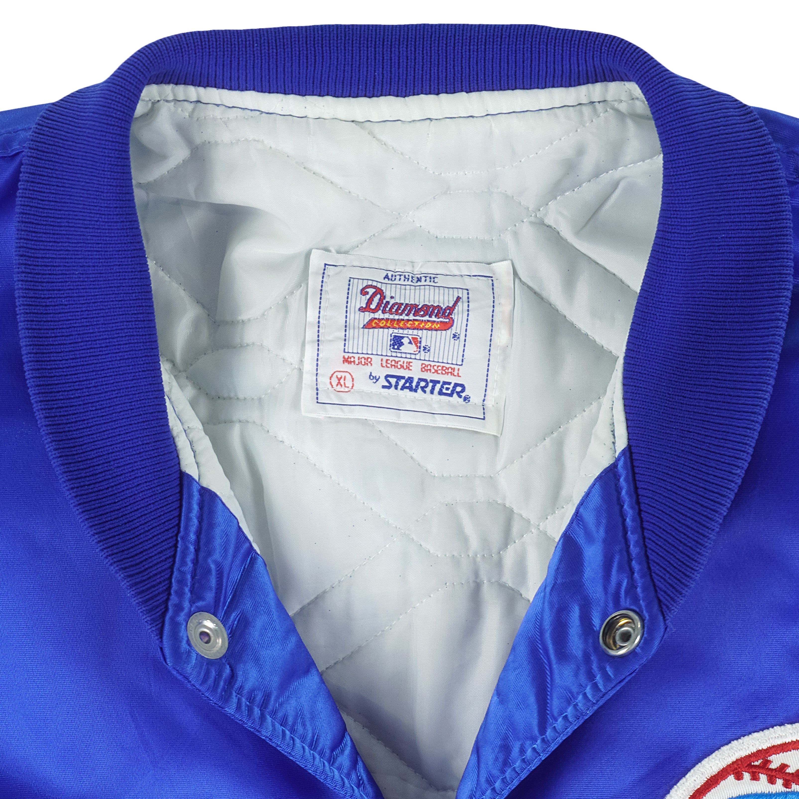 Starter - Toronto Blue Jays Diamond Collection Satin Jacket 1990s X-Large