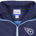 Reebok - Tennessee Titans Hooded Windbreaker 2000s Large Vintage Retro Football