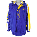 Starter - St. Louis Rams Embroidered Hooded Jacket 1990s XX-Large Vintage Retro College