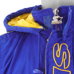 Starter - St. Louis Rams Embroidered Hooded Jacket 1990s XX-Large Vintage Retro College