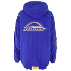 Starter - St. Louis Rams Embroidered Hooded Jacket 1990s XX-Large Vintage Retro College