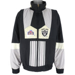 NFL (Pro Player) - Oakland Raiders Reversible Jacket 1990s X-Large Vintage Retro Football