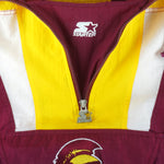 Starter - USC Trojans Football Puffer Jacket 1990s Large Vintage Retro Football College