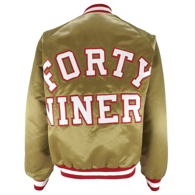 NFL (Chalk Line) - San Francisco 49ers Satin Jacket 1990s Medium