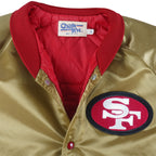 NFL (Chalk Line) - San Francisco 49ers Satin Jacket 1990s Medium Vintage Retro Football