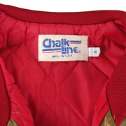 NFL (Chalk Line) - San Francisco 49ers Satin Jacket 1990s Medium Vintage Retro Football