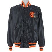 NFL (DeLong) - Cincinnati Bengals Football Satin Jacket 1990s Large Vintage retro Football