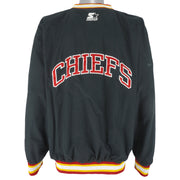 Starter - Kansas City Chiefs Pullover Windbreaker 1990s X-Large Vintage Retro Football