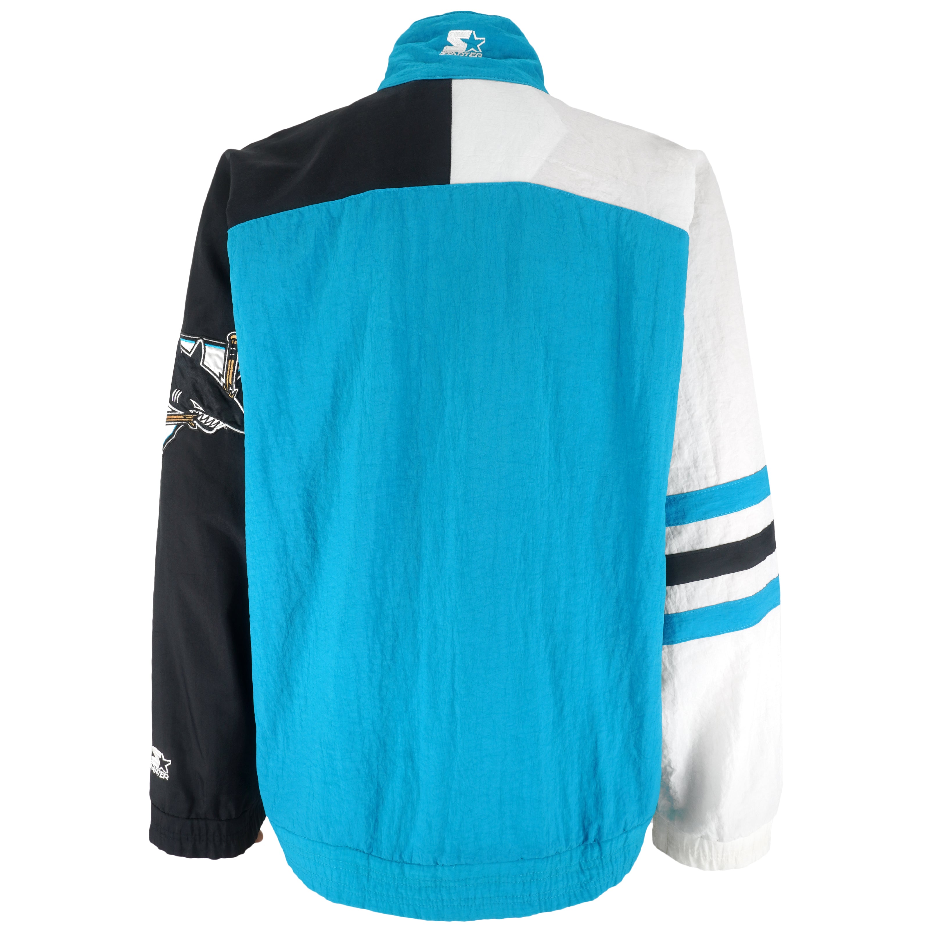 Starter - San Jose Sharks Embroidered Jacket 1990s X-Large Vintage Retro Hockey