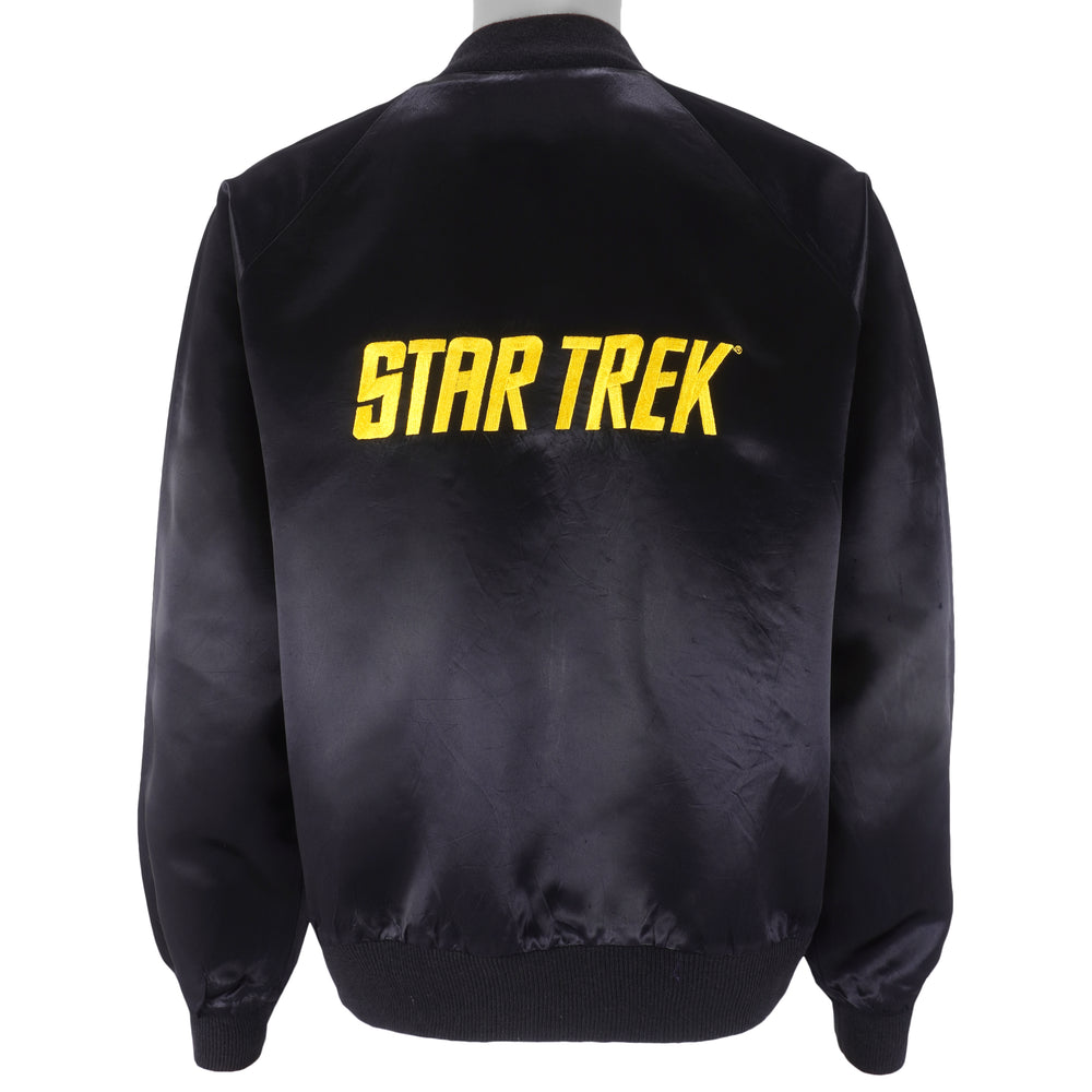 Vintage (Top Line) - Star Trek Embroidered Satin Jacket 1994 X-Large Vintage Retro