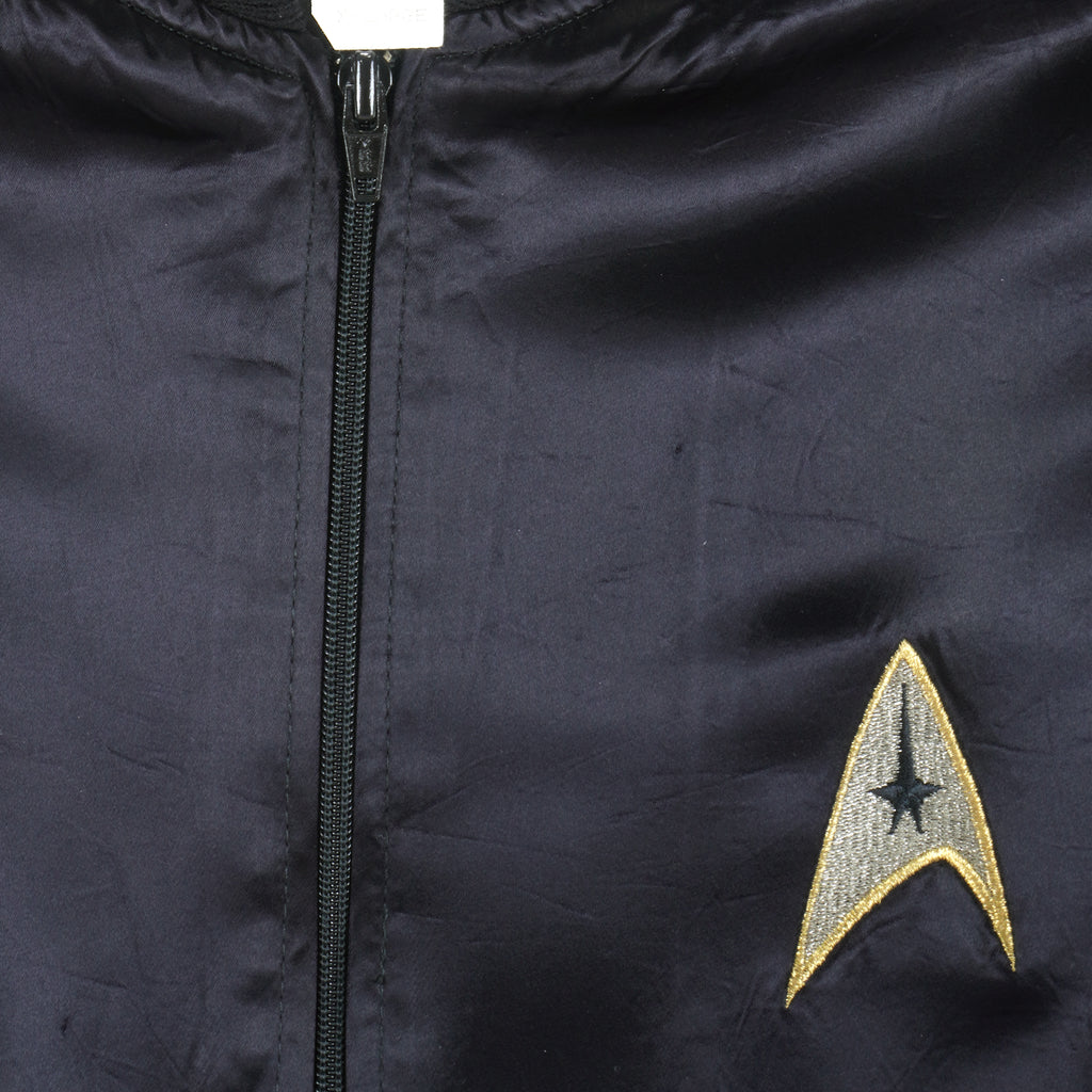 Vintage (Top Line) - Star Trek Embroidered Satin Jacket 1994 X-Large Vintage Retro