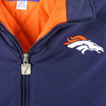 NFL (Logo 7) - Denver Broncos Embroidered Zip-Up Jacket 1990s X-Large Vintage Retro Football