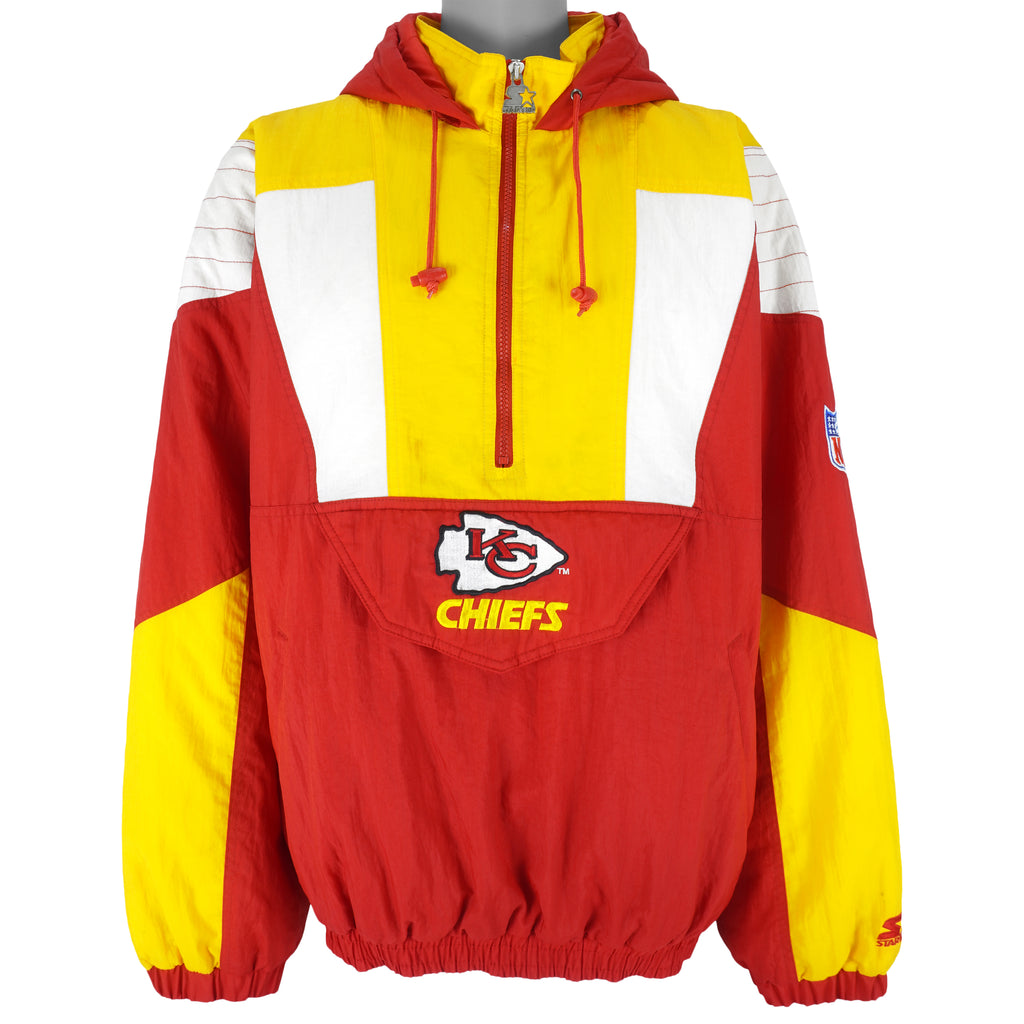 Starter (Pro Line) - Kansas City Chiefs Puffer Jacket 1990s XX-Large Vintage Retro Football