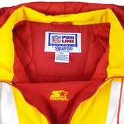 Starter (Pro Line) - Kansas City Chiefs Puffer Jacket 1990s XX-Large Vintage Retro Football