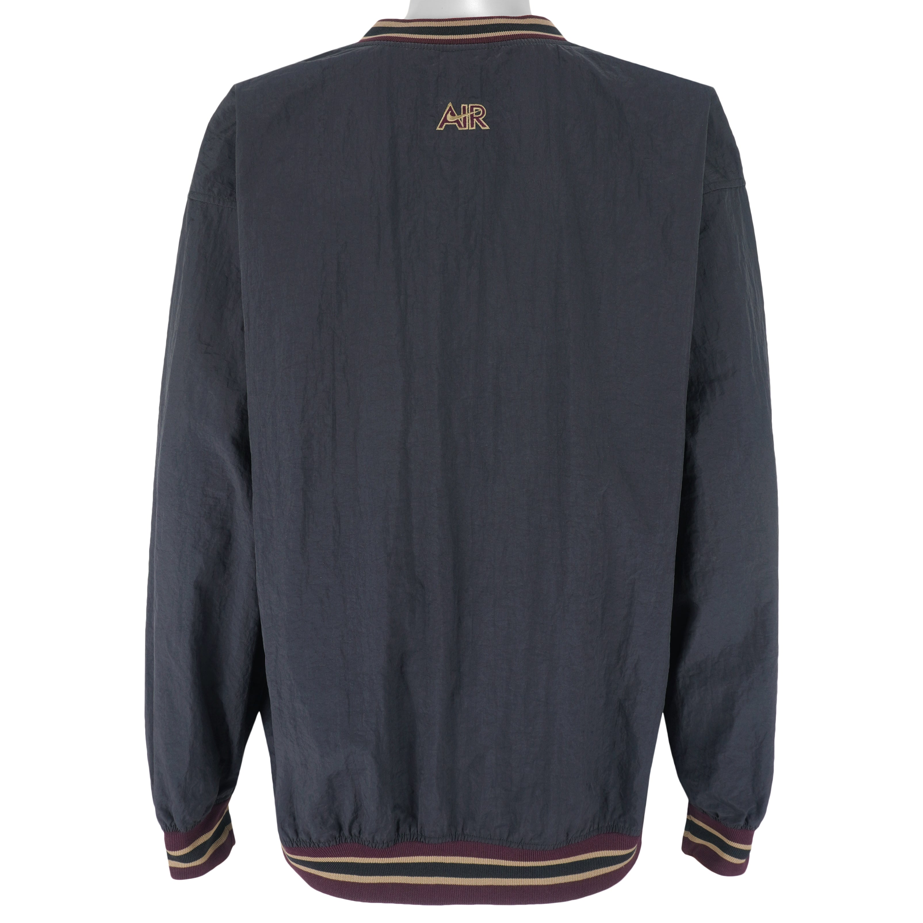 Nike  - Big Embroidered Logo Pullover Windbreaker 1990s X-Large Vintage Retro