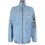 Kappa - Blue Beach Volley Zip-Up Jacket 1990s X-Large Vintage Retro