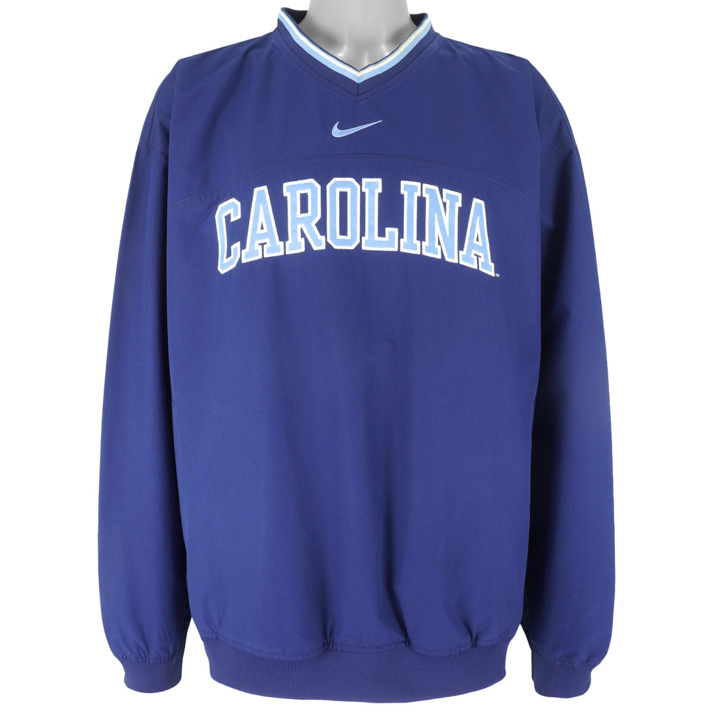 Nike - North Carolina Pullover Windbreaker 1990s XX-Large Vintage Retro Football College