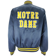 NCAA (Holloway) - Notre Dame Fighting Irish Satin Jacket 1990s Large Vintage Retro Football College