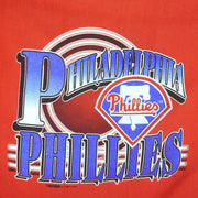 MLB (Trench) - Philadelphia Phillies Crew Neck Sweatshirt 1993 X-Large Vintage Retro Baseball