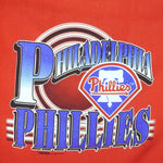 MLB (Trench) - Philadelphia Phillies Crew Neck Sweatshirt 1993 X-Large Vintage Retro Baseball