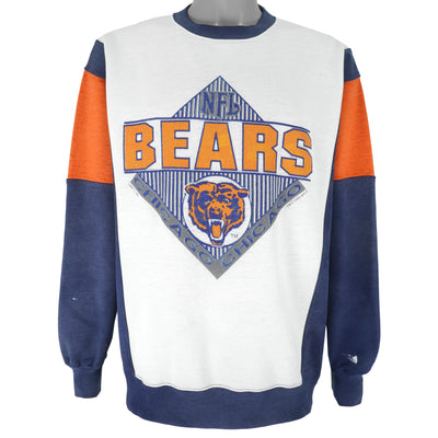 NFL (Logo 7) - Chicago Bears Crew Neck Sweatshirt 1990 Large