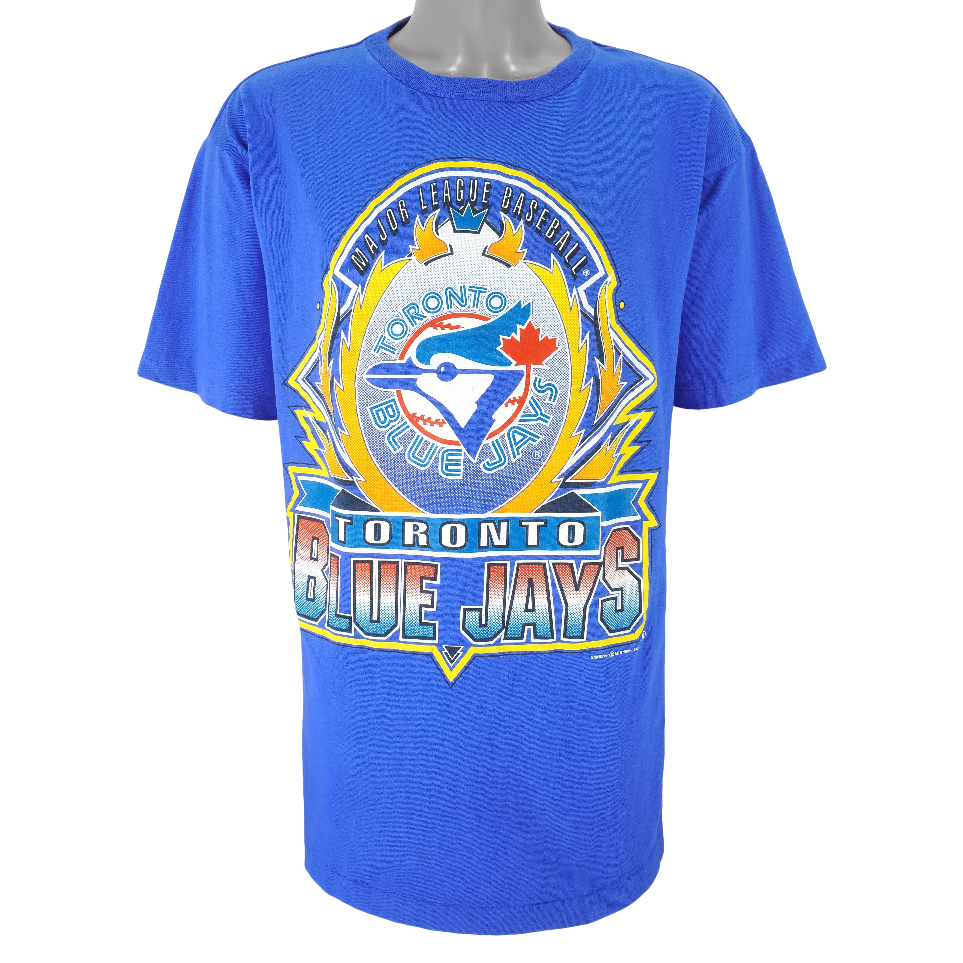 MLB (Harley Sport) - Toronto Blue Jays T-Shirt 1994 X-Large Vintage Retro Baseball