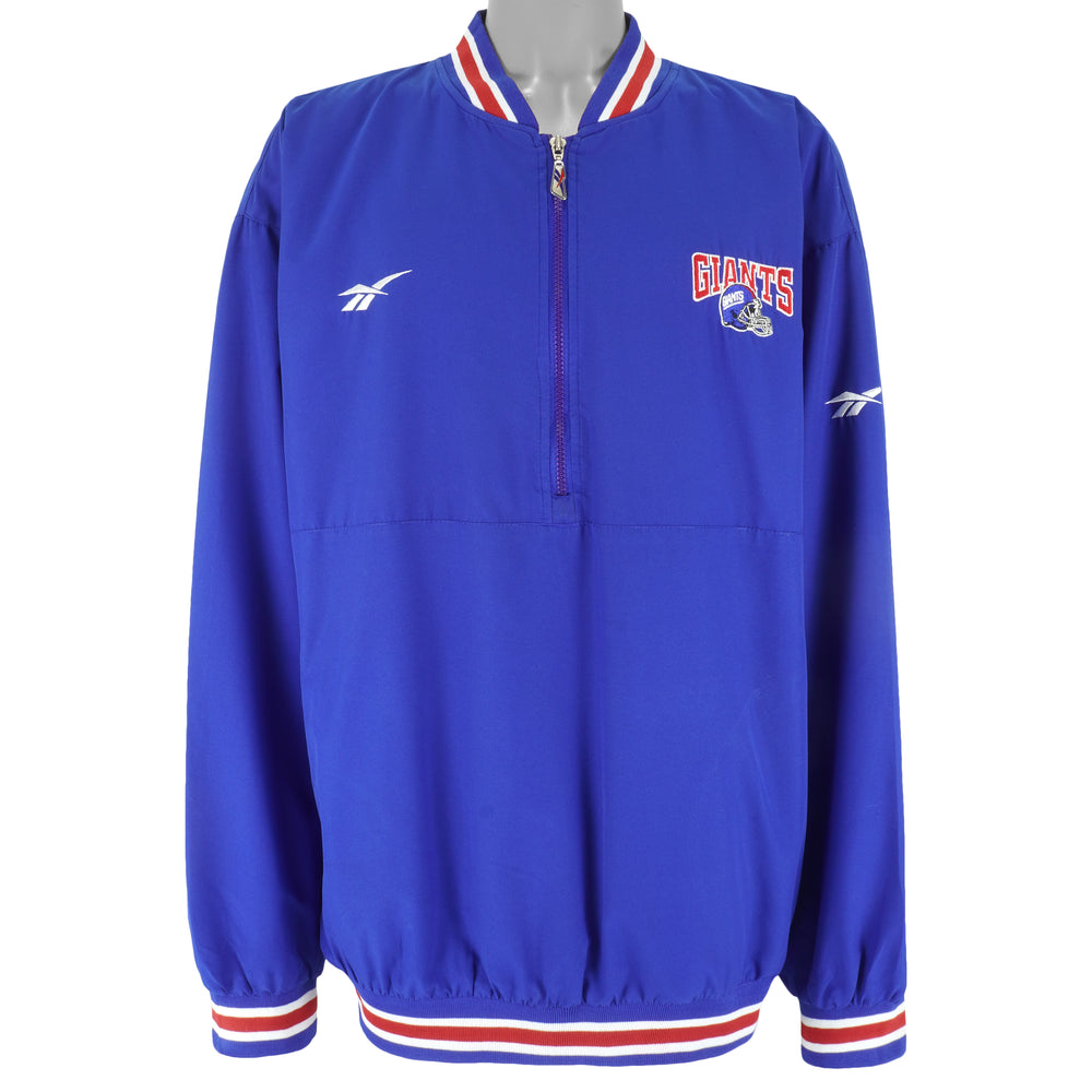 Reebok - New York Giants 1/2 Zip Windbreaker 1990s XX-Large Vintage Retro Football