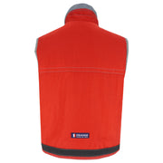 Ellesse - Red Zip-Up Vest 1990s Medium Vintage Retro
