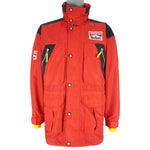 Vintage (Marlboro) - Red Adventure Zip & Button Up Jacket 1990s XX-Large Vintage Retro