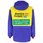 NASCAR - Benetton Formula 1 Racing Team Hooded Jacket 1990s X-Large