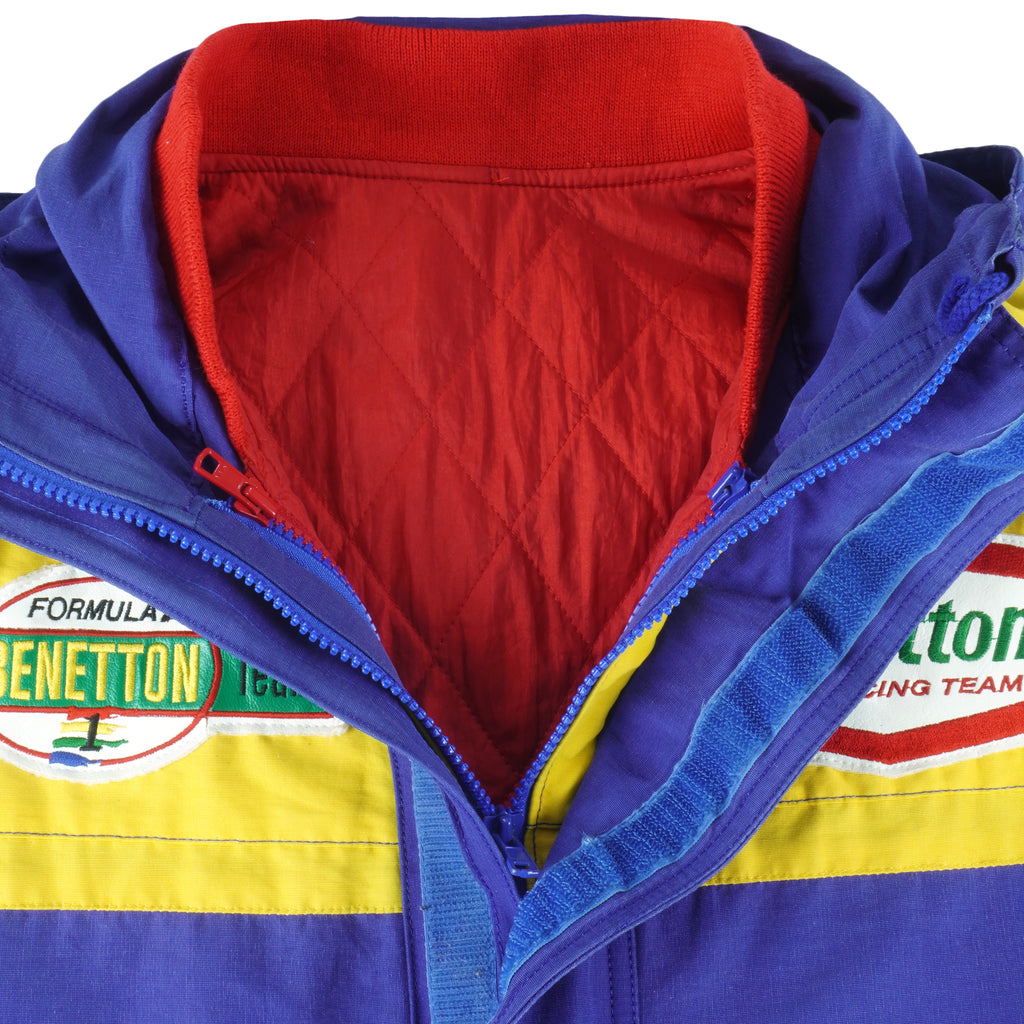 NASCAR - Benetton Formula 1 Racing Jacket 1990s X-Large Vintage Retro