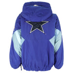 Starter - Dallas Cowboys 1/4 Zip Hooded Jacket 1990s XX-Large Vintage Retro Football